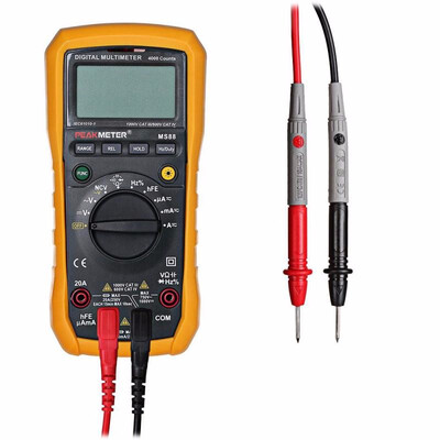 PEAKMETER MS88 Digital Multimeter AC DC Voltage&Current Resistance Capacitance Frequency Duty Cycle Multitester
PEAKMETER MS88 Digital Multimeter AC DC Voltage&Current Resistance Capacitance Frequency Duty Cycle Multitester