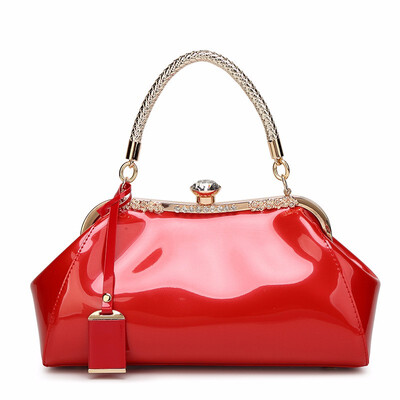 Fashion Women Evening Bag Bright Patent Leather Handbags Bride Tote Bag Women Wedding Handbag Party Banquet Brand Designer
Fashion Women Evening Bag Bright Patent Leather Handbags Bride Tote Bag Women Wedding Handbag Party Banquet Brand Designer
