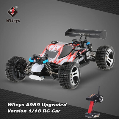 Romacci Original Wltoys A959 Upgraded Version 118 Scale 24G Remote Control 4WD Electric RTR Off-Road Buggy RC Car
Romacci Original Wltoys A959 Upgraded Version 118 Scale 24G Remote Control 4WD Electric RTR Off-Road Buggy RC Car