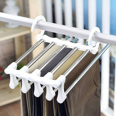 QIANYUE Multifunctional telescopic clothes rack