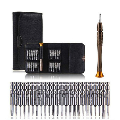 Mini Precision Screwdriver Set 25 in 1 Torx Screwdrivers Open Repair Hand Tools Set For iPhone Cellphone Camera Watch Tablet PC
Mini Precision Screwdriver Set 25 in 1 Torx Screwdrivers Open Repair Hand Tools Set For iPhone Cellphone Camera Watch Tablet PC