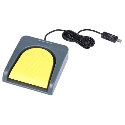 PCsensor USB Single Foot Switch Control One Key Customized Computer Keyboard Action Pedal Grey with Yellow
PCsensor USB Single Foot Switch Control One Key Customized Computer Keyboard Action Pedal Grey with Yellow