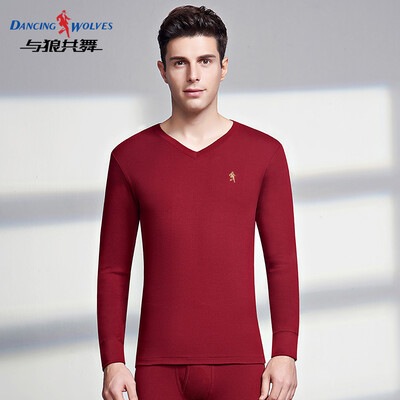 Dance with wolves DANCING WOLVES Qiuyi Qiuku mens cotton thin section set fashion V-neck thermal underwear cotton sweater mens round neck Tibetan XXXL
Dance with wolves DANCING WOLVES Qiuyi Qiuku mens cotton thin section set fashion V-neck thermal underwear cotton sweater mens round neck Tibetan XXXL