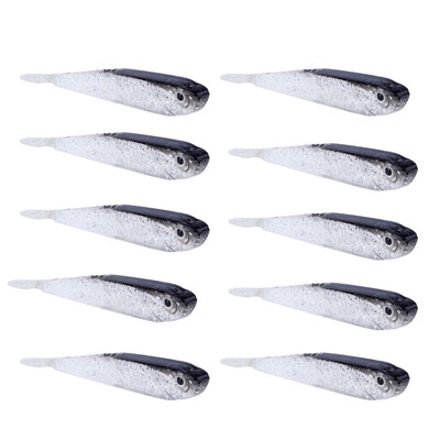 Silicone Soft Natural Fake Fish Lure Baits Simulation Fishing Tackle Outdoor clear&White
Silicone Soft Natural Fake Fish Lure Baits Simulation Fishing Tackle Outdoor clear&White