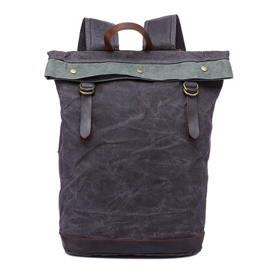 Vintage Backpack Men Manual Waterproof Canvas&Crazy Horse Leather Travel Shoulder Bag Male Large Capacity Computer Bags
Vintage Backpack Men Manual Waterproof Canvas&Crazy Horse Leather Travel Shoulder Bag Male Large Capacity Computer Bags