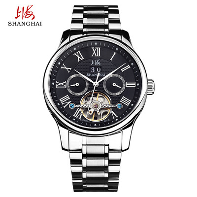 Shanghai SHANGHAI watch dynamic flywheel series automatic mechanical clock mens watch SH6003NB
Shanghai SHANGHAI watch dynamic flywheel series automatic mechanical clock mens watch SH6003NB