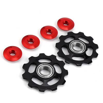 2 x Bike 11T Aluminum Sealed Bearing Jockey Wheel Rear Derailleur Pulleys 11 teeth bicycle rear derailleur accessory
2 x Bike 11T Aluminum Sealed Bearing Jockey Wheel Rear Derailleur Pulleys 11 teeth bicycle rear derailleur accessory