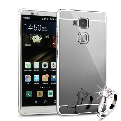 MOONCASE Metal Frame Edge Mirror Back Protective Shell 2 in 1 Thin Case Cover for Huawei Mate 7
MOONCASE Metal Frame Edge Mirror Back Protective Shell 2 in 1 Thin Case Cover for Huawei Mate 7