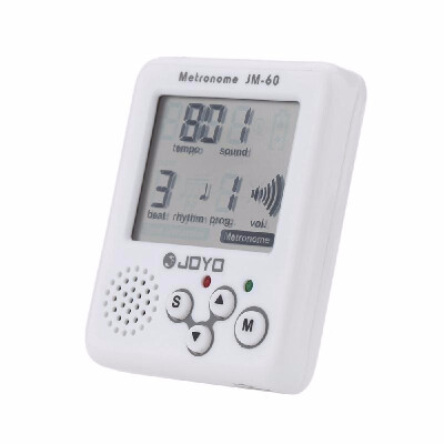 Rechargeable Clip-on Metronome JOYO JM-60 Portable Rechargeable Clip-on Electronic Digital Metronome Tone Generator Tuner for Guit
Rechargeable Clip-on Metronome JOYO JM-60 Portable Rechargeable Clip-on Electronic Digital Metronome Tone Generator Tuner for Guit