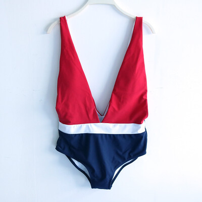 One Piece Swimsuit Patchwork Swimwear Women Monokini Swimming Suit for Women Sexy
One Piece Swimsuit Patchwork Swimwear Women Monokini Swimming Suit for Women Sexy