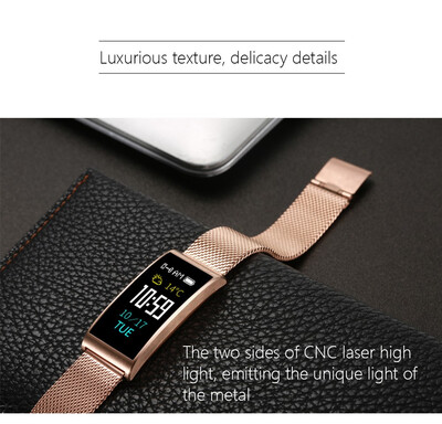 Metal steel belt smart bracelet X3 with color screen Bluetooth health monitoring heart rate blood pressure sports pedometer
Metal steel belt smart bracelet X3 with color screen Bluetooth health monitoring heart rate blood pressure sports pedometer