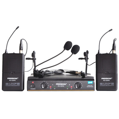 FREEBOSS UHF Wireless Microphone System DJ Karaoke 2 Lapel 2 Headset microphone 2 Bodypack Transmitter consumer electronics
FREEBOSS UHF Wireless Microphone System DJ Karaoke 2 Lapel 2 Headset microphone 2 Bodypack Transmitter consumer electronics