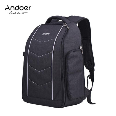 Andoer Professional 600D Fabric Material Camera Backpack Bag for 2 DSLR SLR Cameras 6 Lenses Tripod Flash&Accessories
Andoer Professional 600D Fabric Material Camera Backpack Bag for 2 DSLR SLR Cameras 6 Lenses Tripod Flash&Accessories