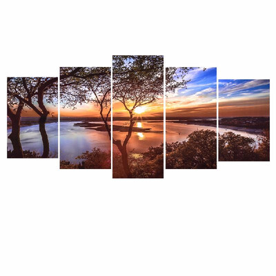 HD Printed 5 Panel Unframed Sunset Landscape Pattern Canvas Painting Wall Art Modular Pictures Decor for Home Living Room Bedroom
HD Printed 5 Panel Unframed Sunset Landscape Pattern Canvas Painting Wall Art Modular Pictures Decor for Home Living Room Bedroom