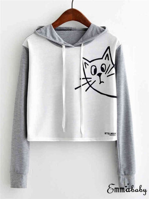 XL Womens Hoodie Sweatshirt Jumper Sweater Crop top Coat Sports Pullover Tops
XL Womens Hoodie Sweatshirt Jumper Sweater Crop top Coat Sports Pullover Tops