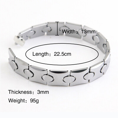 Hpolw Men' S Fashion High Polish Heavy Tungsten Bracelet