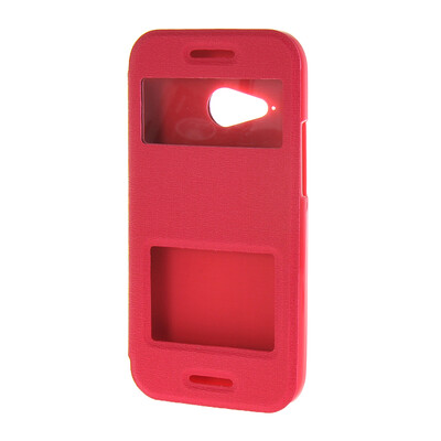 MOONCASE Side Flip Hard board Slim Leather Bracket Window Case Cover for HTC One Mini 2 M8 Mini Hot pink
MOONCASE Side Flip Hard board Slim Leather Bracket Window Case Cover for HTC One Mini 2 M8 Mini Hot pink
