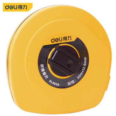 Deli deli 30 m fiber ruler fiber cassette tape measure playground disc leather tape ruler flexible ruler engineering measurement tool 30mx125mm DL9830
Deli deli 30 m fiber ruler fiber cassette tape measure playground disc leather tape ruler flexible ruler engineering measurement tool 30mx125mm DL9830