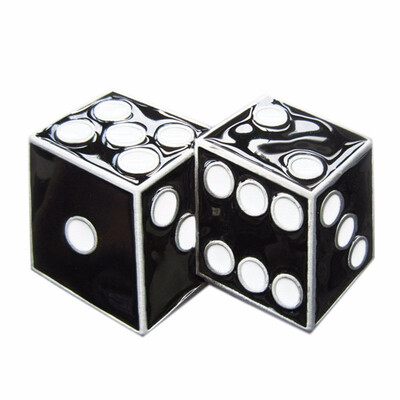 New Black Enamel Dices Casino Gamble Vintage Belt Buckle Gurtelschnalle Boucle de ceinture
New Black Enamel Dices Casino Gamble Vintage Belt Buckle Gurtelschnalle Boucle de ceinture