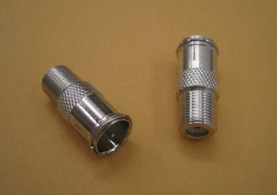 eightNice 5 QTY Pack F Type Push-On Male to Female Quick Connectors Adapter Coax RG6 RG59
eightNice 5 QTY Pack F Type Push-On Male to Female Quick Connectors Adapter Coax RG6 RG59