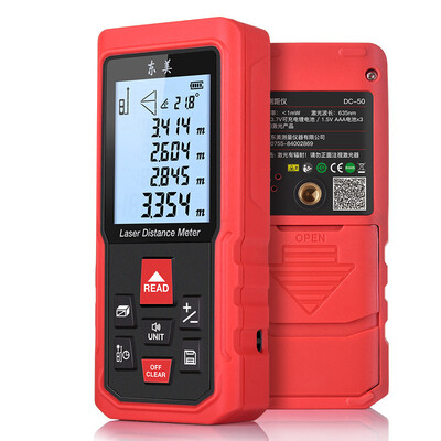 Dongmei 100mm hand-held laser range finder electronic ruler infrared measuring instrument voice lithium battery dual charge DC100 
Dongmei 100mm hand-held laser range finder electronic ruler infrared measuring instrument voice lithium battery dual charge DC100
