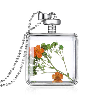 Aiyaya Fashion Jewelry Yellow Flower Green Leaf Dry Plant Crystal Pendant Necklaces
Aiyaya Fashion Jewelry Yellow Flower Green Leaf Dry Plant Crystal Pendant Necklaces