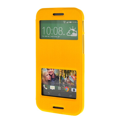 MOONCASE Side Flip Hard board Slim Leather Bracket Window Case Cover for HTC One M8 Yellow
MOONCASE Side Flip Hard board Slim Leather Bracket Window Case Cover for HTC One M8 Yellow