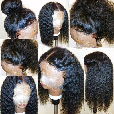 Pre-Plucked Lace Front Human Hair Wigs Deep Curly Brazilian Virgin Hair Glueless Lace Wig with Baby Hair 130 Density10-26 Inch
Pre-Plucked Lace Front Human Hair Wigs Deep Curly Brazilian Virgin Hair Glueless Lace Wig with Baby Hair 130 Density10-26 Inch