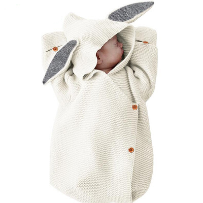 Adorable Rabbit Baby Stroller Sleeping Bag Spring Autumn Infant Knitted Swaddle Wrap Nest Envelopes For Toddler Kid 0-1Y
Adorable Rabbit Baby Stroller Sleeping Bag Spring Autumn Infant Knitted Swaddle Wrap Nest Envelopes For Toddler Kid 0-1Y