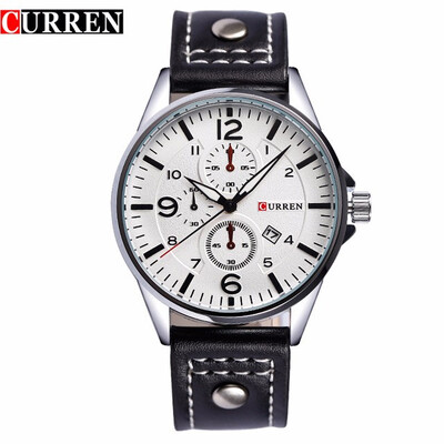 CURREN Luxury Casual Men Watches Analog Military Sports Watch Quartz Male Wristwatches Relogio Masculino Montre Homme8164
CURREN Luxury Casual Men Watches Analog Military Sports Watch Quartz Male Wristwatches Relogio Masculino Montre Homme8164