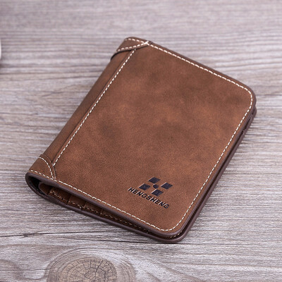 Mens wallet short frosted skin vintage seventy percent off vertical wallet young European&American Wind pack
Mens wallet short frosted skin vintage seventy percent off vertical wallet young European&American Wind pack
