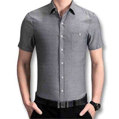 New Arrivals High Quality Men Shirts 2016 Spring Summer Short Sleeve Shirts Mens Solid Dress Casual Shirts 7 Colors -5XL
New Arrivals High Quality Men Shirts 2016 Spring Summer Short Sleeve Shirts Mens Solid Dress Casual Shirts 7 Colors -5XL