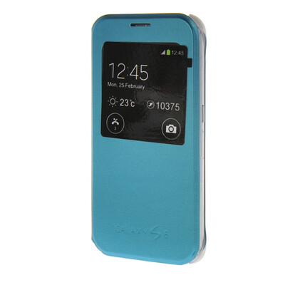 MOONCASE Transparent Flip Pouch view window Leather Wallet Case Cover for Samsung Galaxy S6 Blue
MOONCASE Transparent Flip Pouch view window Leather Wallet Case Cover for Samsung Galaxy S6 Blue