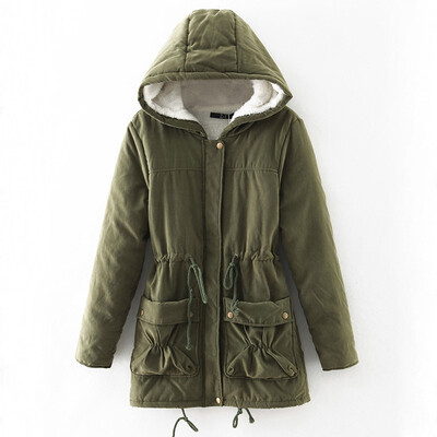 Women 2018 Winter Plus Size Thick Wool Liner Womens Faux Fur Military Parka Jacket with Hoodie Cotton Parka
Women 2018 Winter Plus Size Thick Wool Liner Womens Faux Fur Military Parka Jacket with Hoodie Cotton Parka