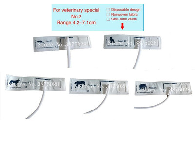 free shipping 5size 5pcs Veterinary blood pressure cuff disposable blood pressure cuff single tube non woven neonatal nibp cuff
free shipping 5size 5pcs Veterinary blood pressure cuff disposable blood pressure cuff single tube non woven neonatal nibp cuff