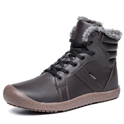 Men Hiking Shoes Winter Plush Warm Snow Boots WideCDW Lace Up Men High-top Winter Sneakers
Men Hiking Shoes Winter Plush Warm Snow Boots WideCDW Lace Up Men High-top Winter Sneakers