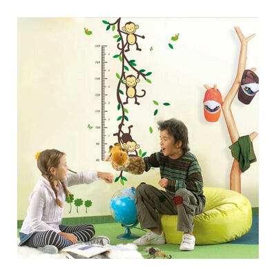 DIY Decals Warm Child Room Height Measure Monkey Tree Wall Poster Wall Stickers 11050CM
DIY Decals Warm Child Room Height Measure Monkey Tree Wall Poster Wall Stickers 11050CM