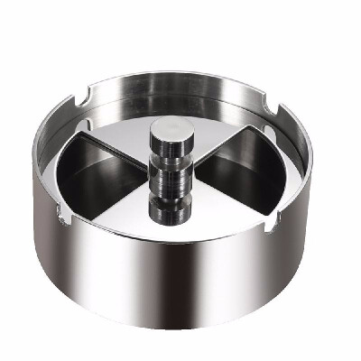 New High-grade Stainless Steel Round Revolving Ashtray with Spinning Tray Wind-proof Ash-tray for Hotel Home
New High-grade Stainless Steel Round Revolving Ashtray with Spinning Tray Wind-proof Ash-tray for Hotel Home