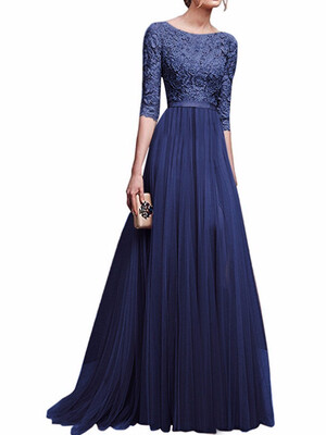 A-Line Jewel Neck Floor Length Georgette Prom Formal Evening Dress with Appliques long sleeve
A-Line Jewel Neck Floor Length Georgette Prom Formal Evening Dress with Appliques long sleeve