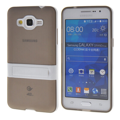 MOONCASE Jelly Color Silicone Gel TPU Skin Slim With Stand Back Case Cover for Samsung Galaxy Grand Prime G5308 Grey
MOONCASE Jelly Color Silicone Gel TPU Skin Slim With Stand Back Case Cover for Samsung Galaxy Grand Prime G5308 Grey
