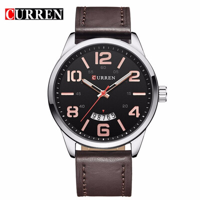 Curren Watches Men Top Brand Luxury Cow Quartz-Watches Sport Mens Watches Waterproof Relogio Heren Hodinky 8236
Curren Watches Men Top Brand Luxury Cow Quartz-Watches Sport Mens Watches Waterproof Relogio Heren Hodinky 8236