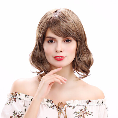 Synthetic Brown Natural Wave Wig Kanekalon 13" Shoulder-length wig For Women Cosplay Fashion Daily Wigs
Synthetic Brown Natural Wave Wig Kanekalon 13" Shoulder-length wig For Women Cosplay Fashion Daily Wigs