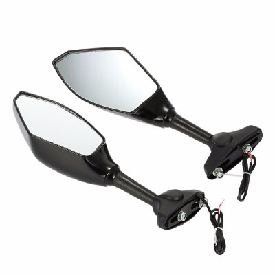 Pair of Universal Motorcycle Rearview Mirror Motorbike Side View Mirrors with LED Turn Signal Light for Honda Yamaha
Pair of Universal Motorcycle Rearview Mirror Motorbike Side View Mirrors with LED Turn Signal Light for Honda Yamaha
