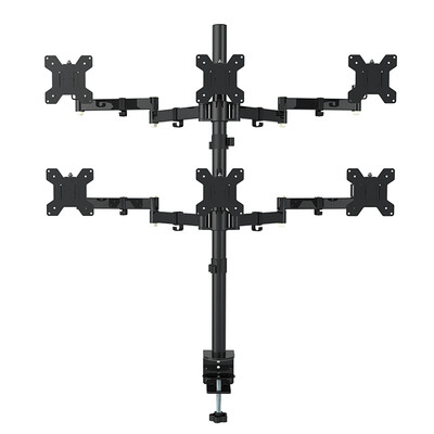 Zhiercheng MD68126 17-24 inch six-screen computer monitor bracket 6-screen splicing multi-screen viewing LCD computer bracket desktop desktop bracket six-screen fixture
Zhiercheng MD68126 17-24 inch six-screen computer monitor bracket 6-screen splicing multi-screen viewing LCD computer bracket desktop desktop bracket six-screen fixture