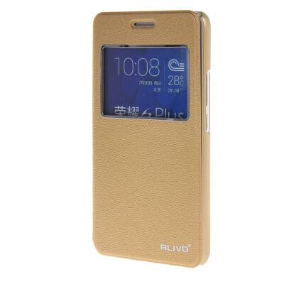MOONCASE Case for Huawei Honor 6 Plus Case Slim View Window Leather Flip Bracket Back Cover Gold
MOONCASE Case for Huawei Honor 6 Plus Case Slim View Window Leather Flip Bracket Back Cover Gold