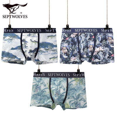 Seven wolves panties mens mens underwear boyshort wolf totem printing middle waist breathable four corner shorts head 3 gift box 97131-3XL
Seven wolves panties mens mens underwear boyshort wolf totem printing middle waist breathable four corner shorts head 3 gift box 97131-3XL