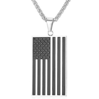 U7 American Style Stainless Steel Men Chain Flag Pendent Necklace 18K Gold Plated USA Symbol Necklace Men Jewelry 2016
U7 American Style Stainless Steel Men Chain Flag Pendent Necklace 18K Gold Plated USA Symbol Necklace Men Jewelry 2016
