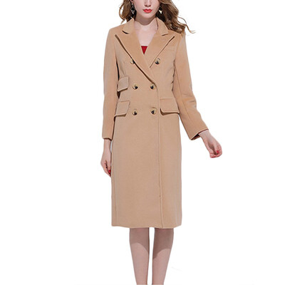 2018 QUZIHUA Spring New Style with Camel Double-side Long Woolen Coat Cashmere Light Luxury Coat Woman
2018 QUZIHUA Spring New Style with Camel Double-side Long Woolen Coat Cashmere Light Luxury Coat Woman