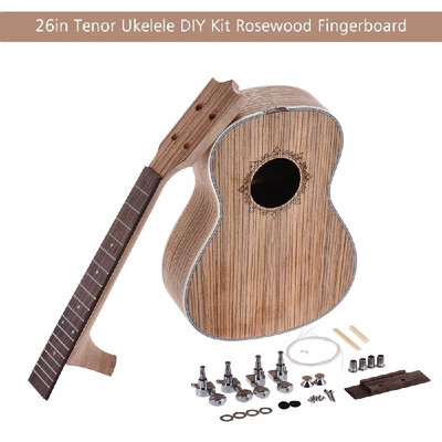 26in Tenor Ukelele Ukulele Hawaii Guitar DIY Kit Rosewood Fingerboard with Pegs String Bridge Nut
26in Tenor Ukelele Ukulele Hawaii Guitar DIY Kit Rosewood Fingerboard with Pegs String Bridge Nut