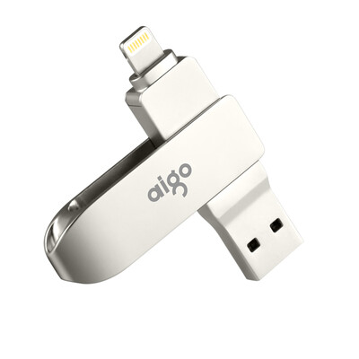 Patriot aigo 128G Apple mobile phone U disk U368 USB30 Apple official MFI certified iPhone&iPad dual interface mobile computer with silver
Patriot aigo 128G Apple mobile phone U disk U368 USB30 Apple official MFI certified iPhone&iPad dual interface mobile computer with silver